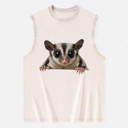 Sugar Glider  - Vintage Washed Tank - Beige