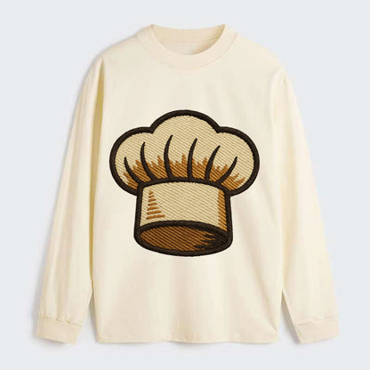 Chef Hat  - Classic Long Sleeve Shirt - Beige