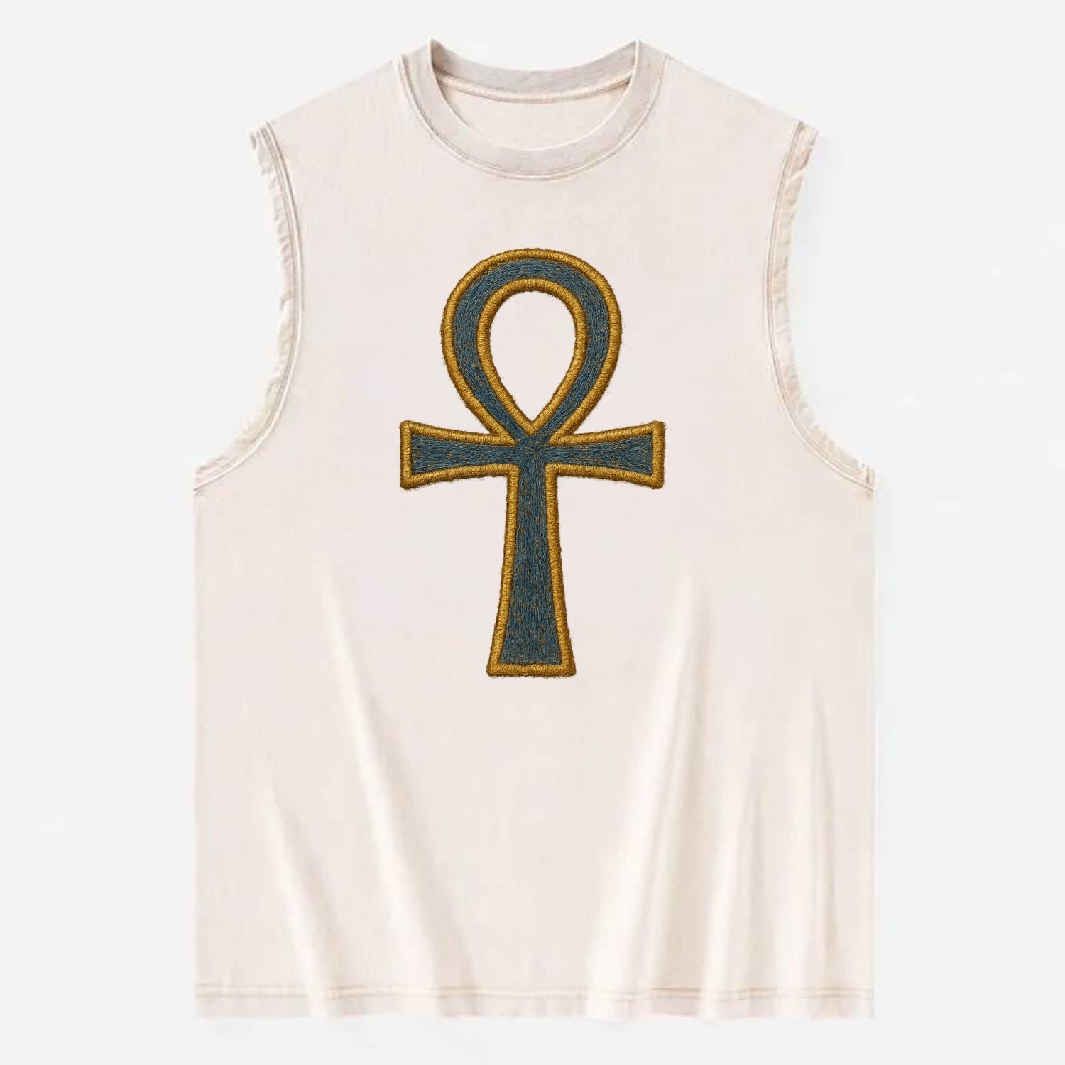 Ankh - Vintage Washed Tank - Beige