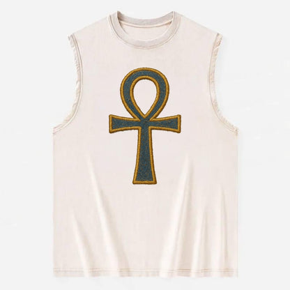 Ankh - Vintage Washed Tank - Beige