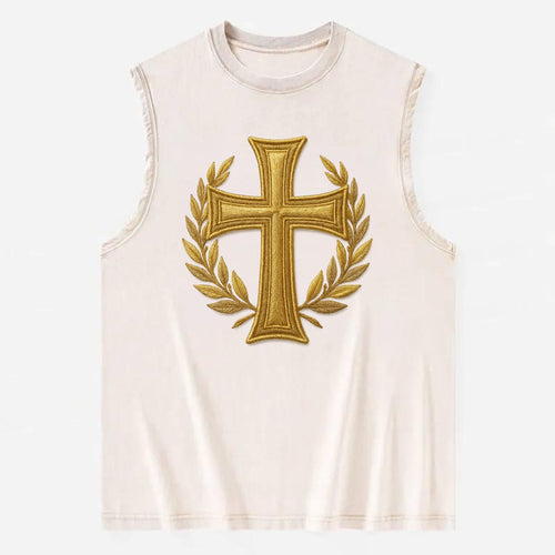 Victory Cross  - Vintage Washed Tank