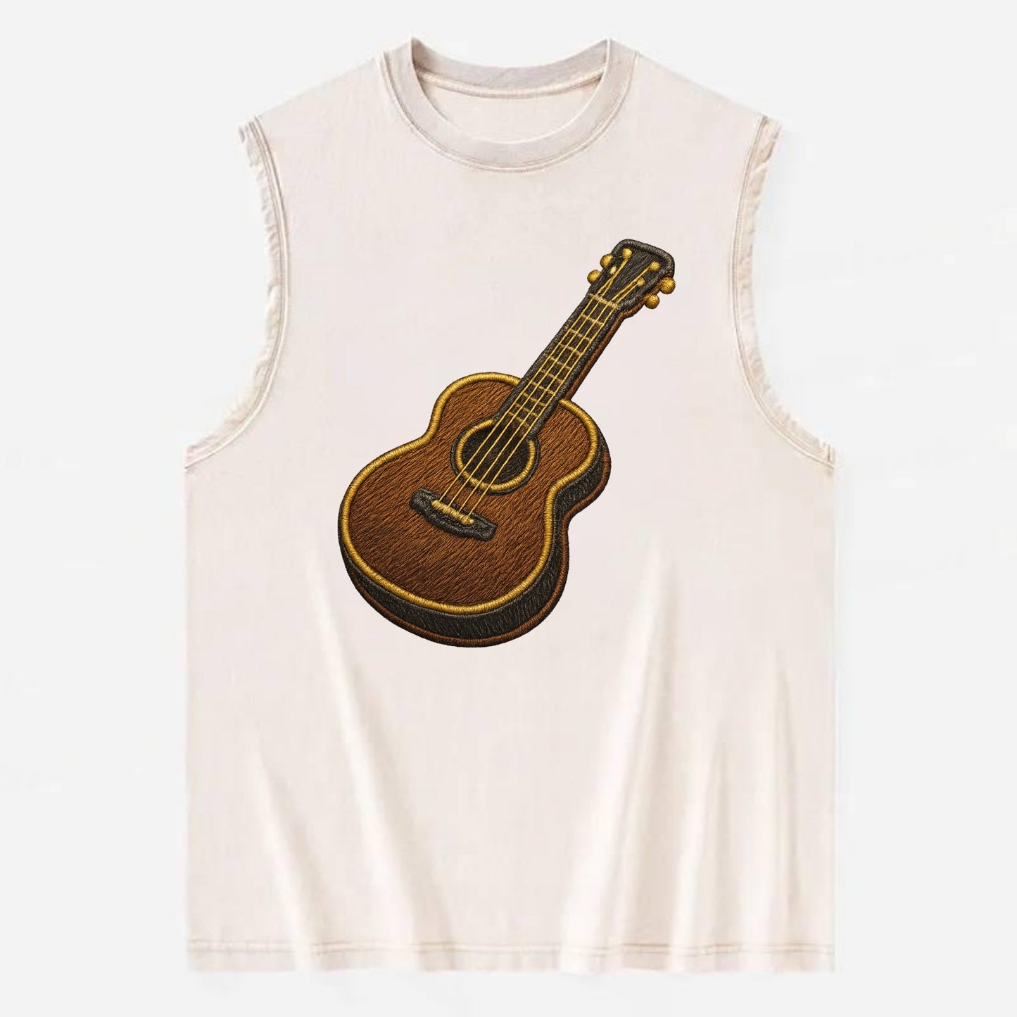Vintage Guitar  - Vintage Washed Tank - Beige