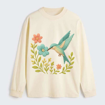 Mint Bee-Eater - Classic Long Sleeve Shirt - Beige