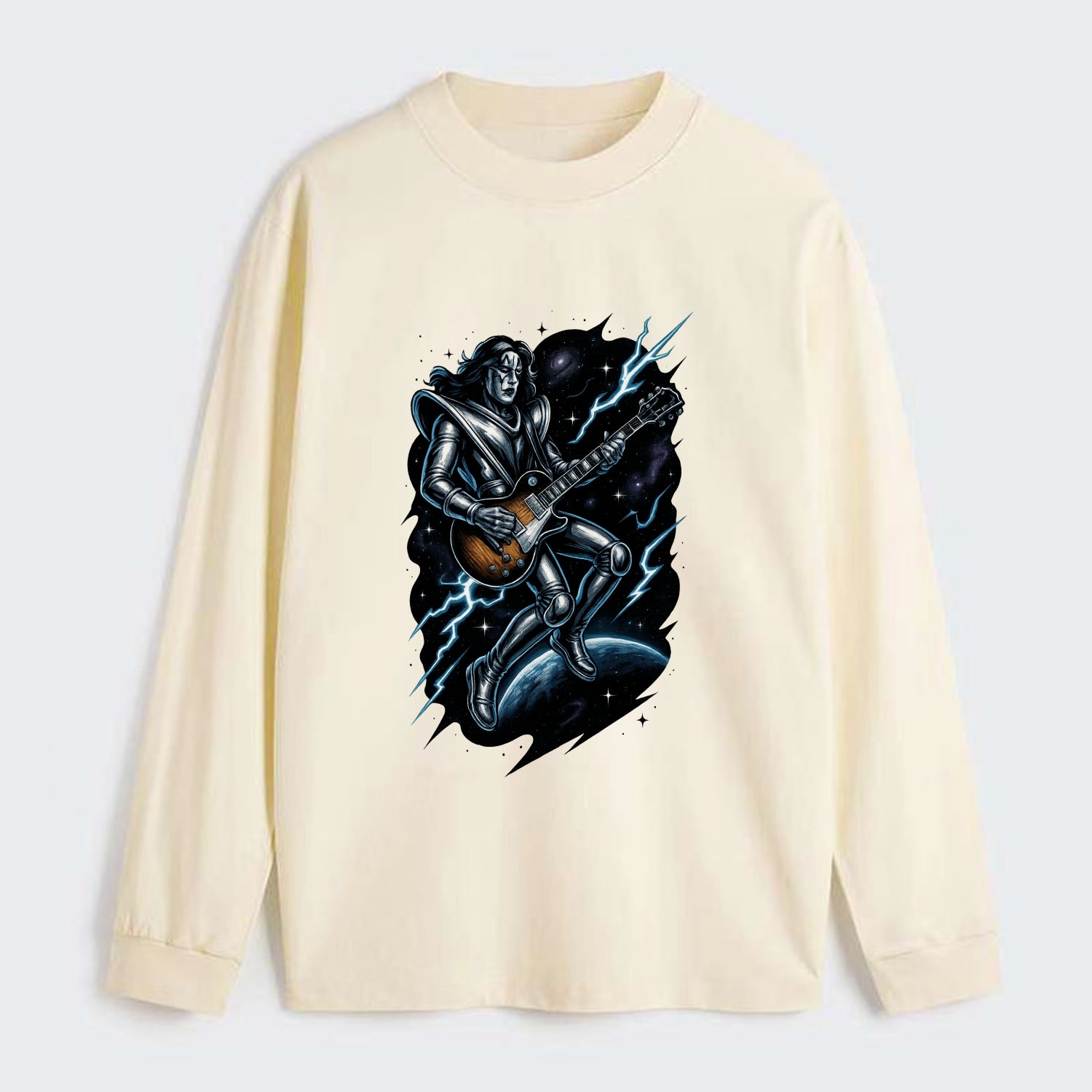 Ace in Zero Gravity - Classic Long Sleeve Shirt - Beige