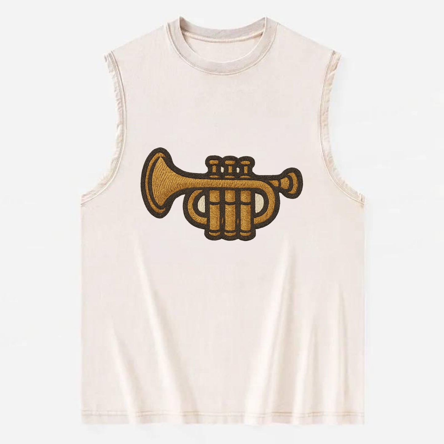 Trumpet  - Vintage Washed Tank - Beige
