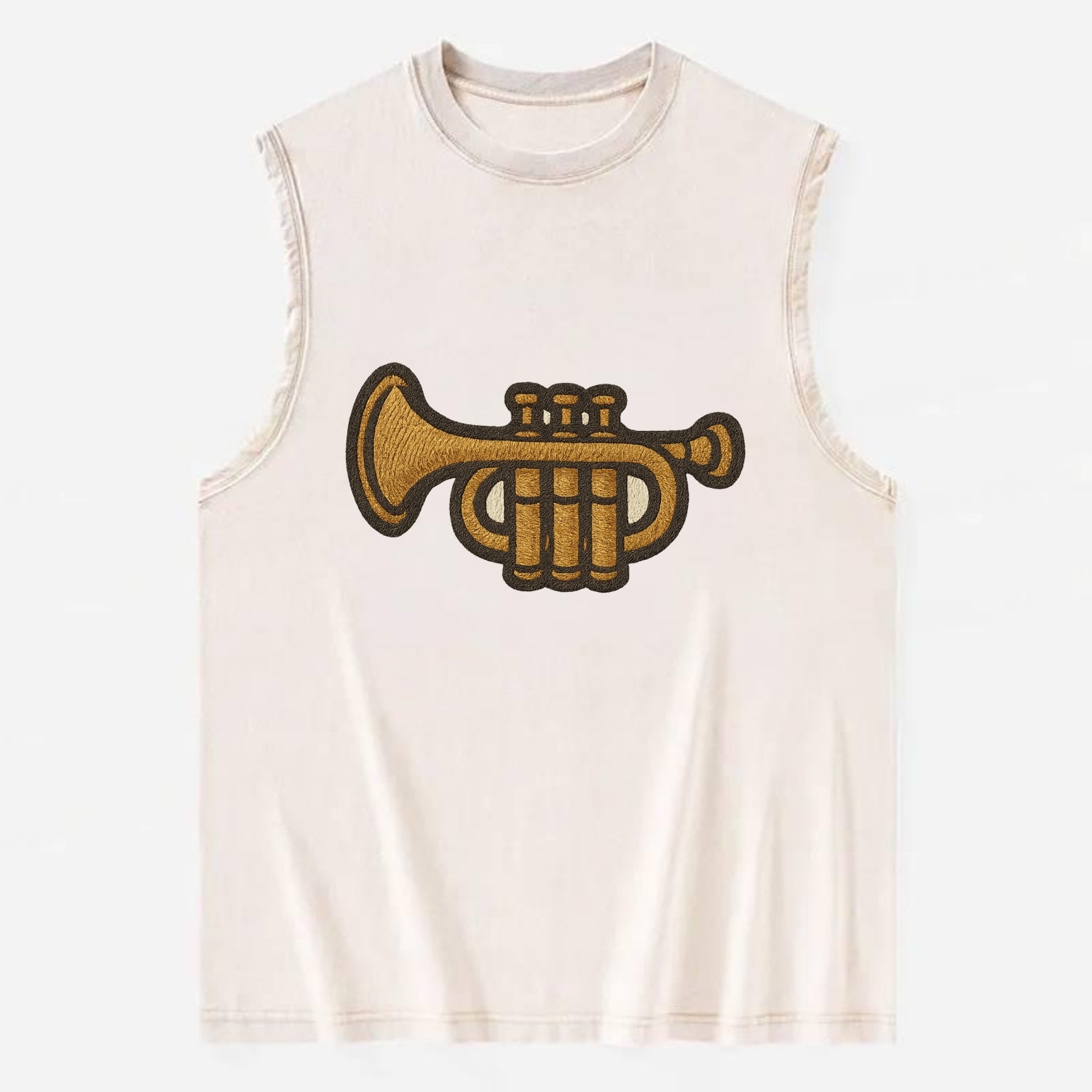 Trumpet  - Vintage Washed Tank - Beige