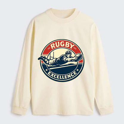 Epic Try Dive Emblem - Classic Long Sleeve Shirt - Beige