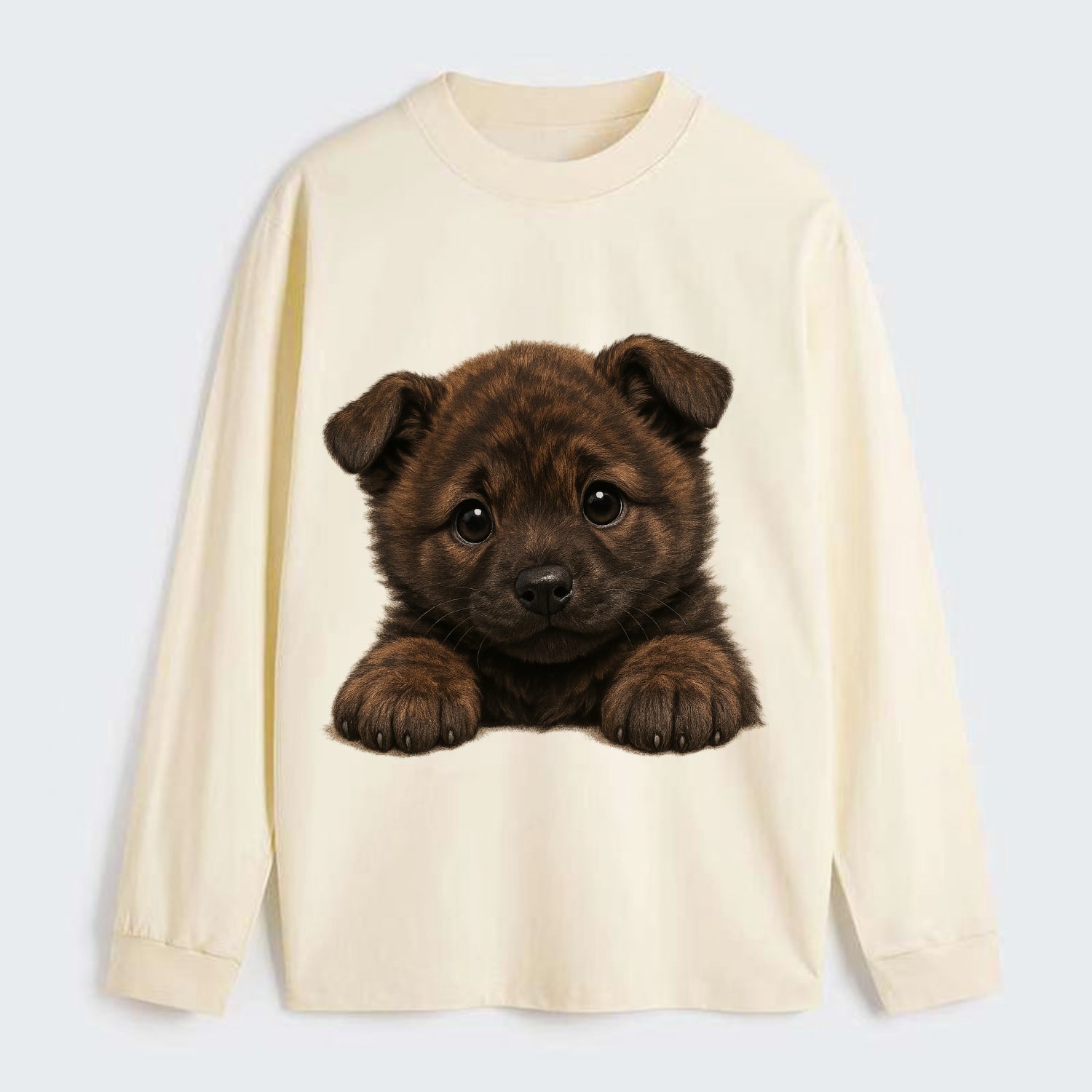 Kai Ken  - Classic Long Sleeve Shirt - Beige