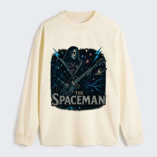 Spaceman Constellation - Classic Long Sleeve Shirt - Beige