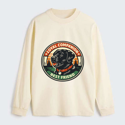 Noble Companion Emblem - Classic Long Sleeve Shirt - Beige