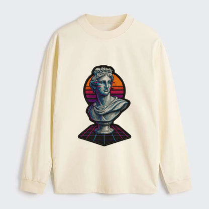 Greek Statue - Classic Long Sleeve Shirt - Beige