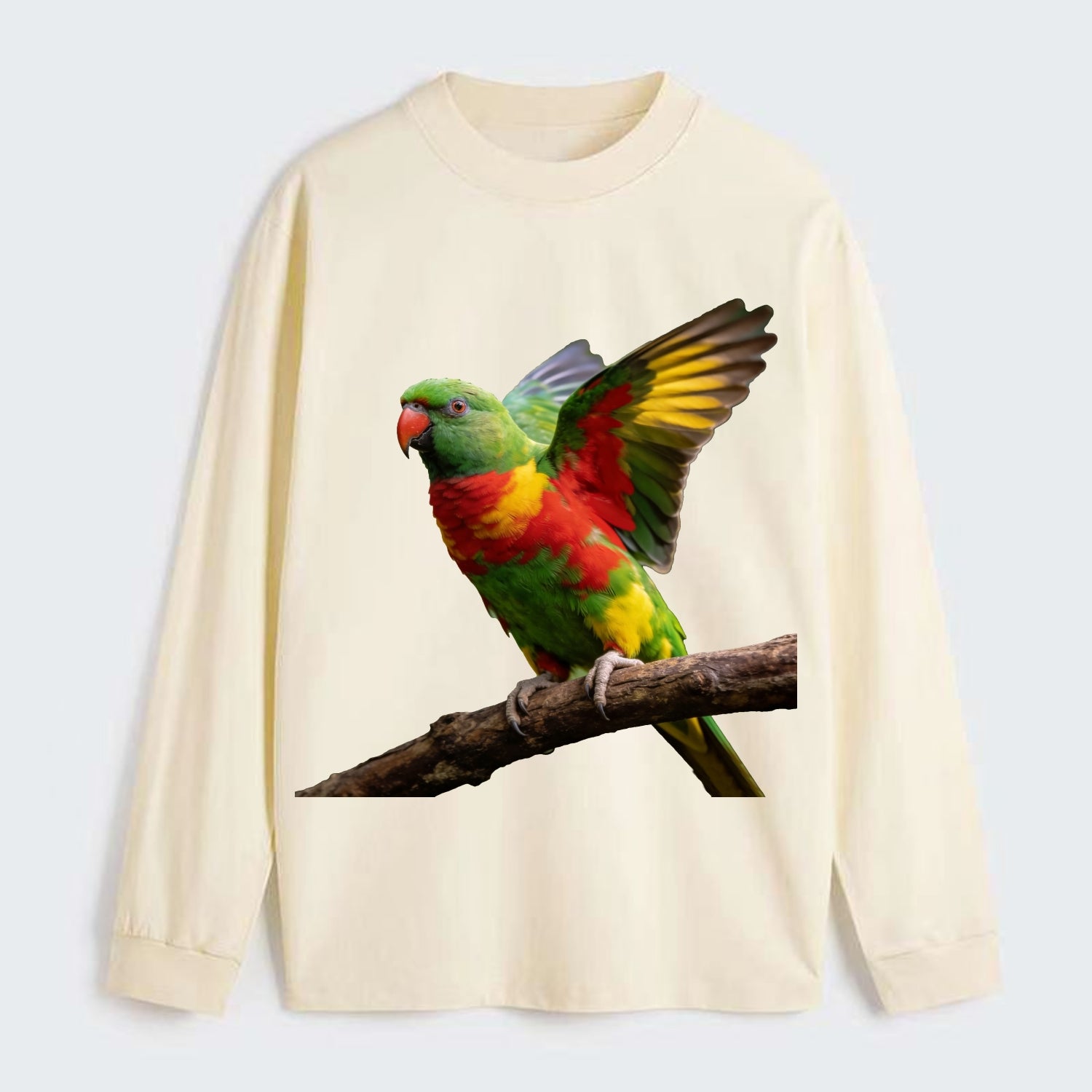 Parrot - Classic Long Sleeve Shirt - Beige
