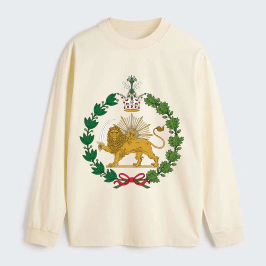 Iran Lion - Classic Long Sleeve Shirt - Beige