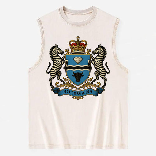 Botswana Heritage Badge  - Vintage Washed Tank