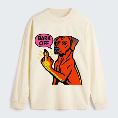 Rhodesian Ridgeback with distinctive ridge on back, athletic muscular - Classic Long Sleeve Shirt - Beige