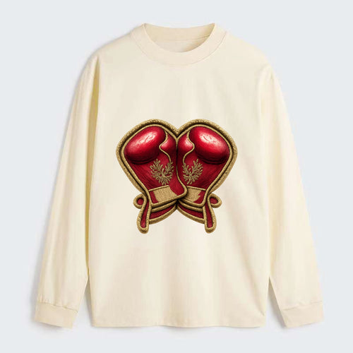 BOXING GLOVES - red boxing gloves crossed in - Classic Long Sleeve Shirt