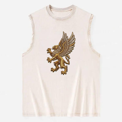 Griffin - Vintage Washed Tank - Beige
