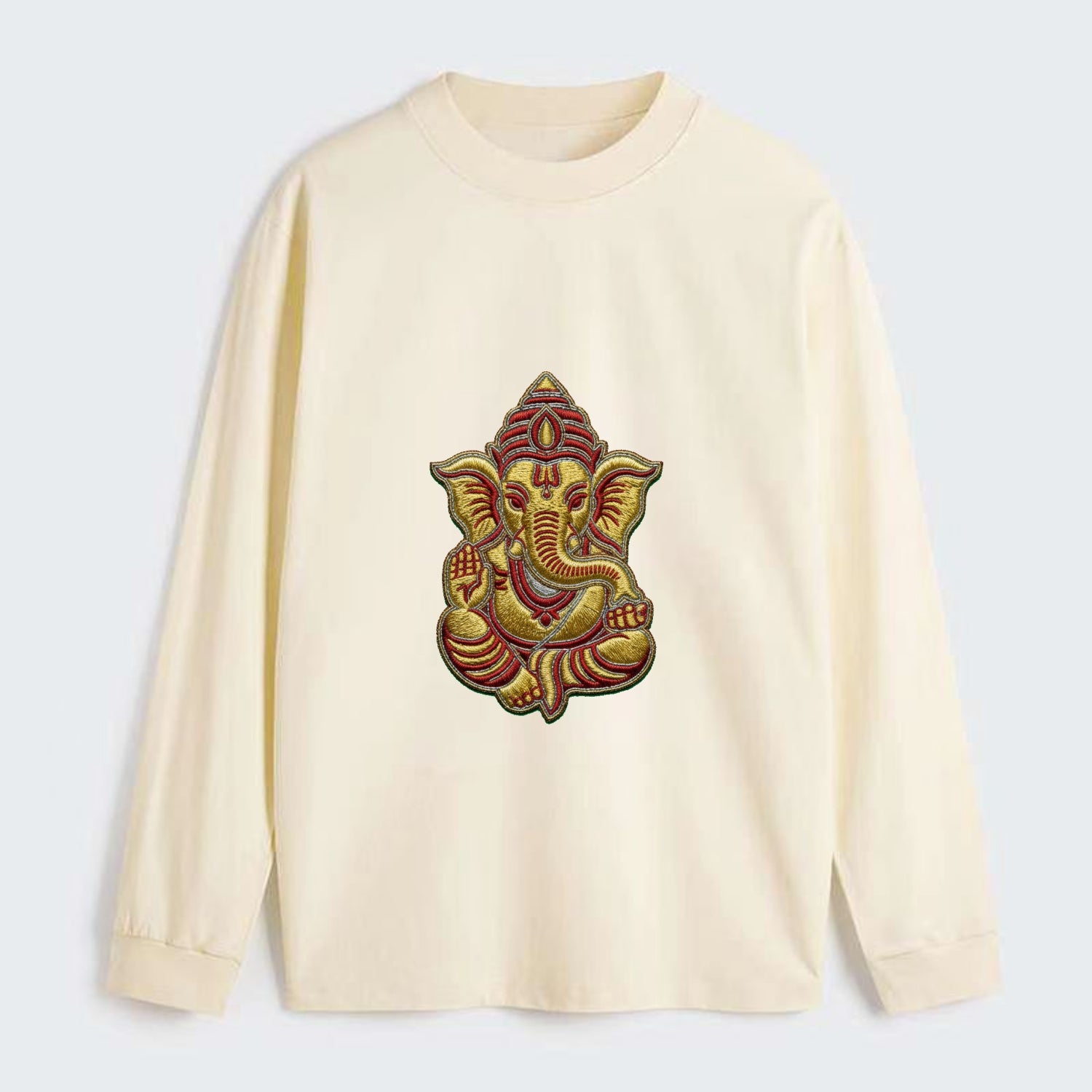 Ganesh - Classic Long Sleeve Shirt - Beige