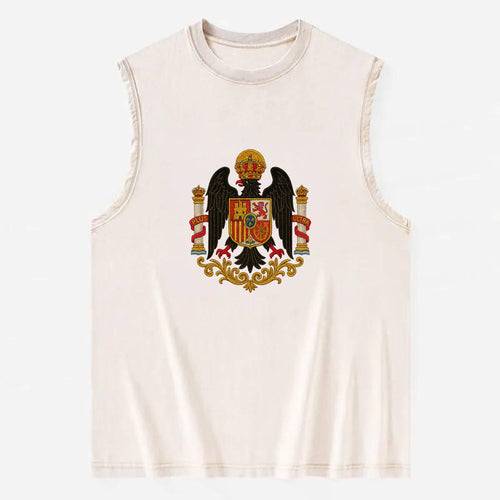 Imperial Eagle Of Spain Crest - Vintage Washed Tank