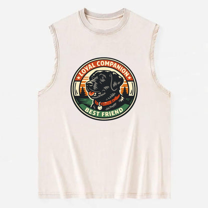 Noble Companion Emblem - Vintage Washed Tank - Beige