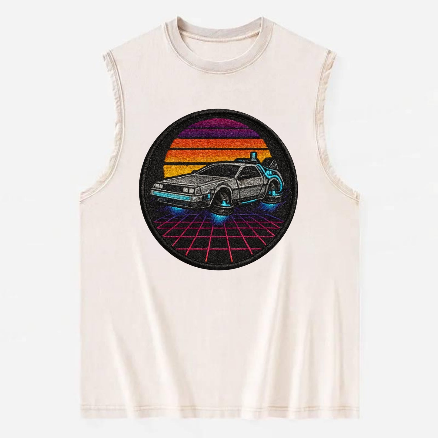 Retro Future - Vintage Washed Tank - Beige