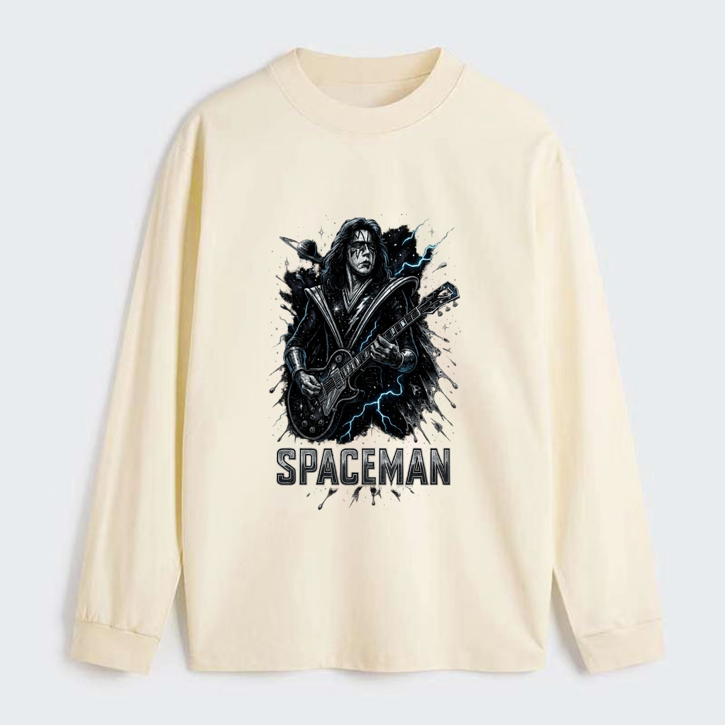 Silver Splash - Classic Long Sleeve Shirt - Beige