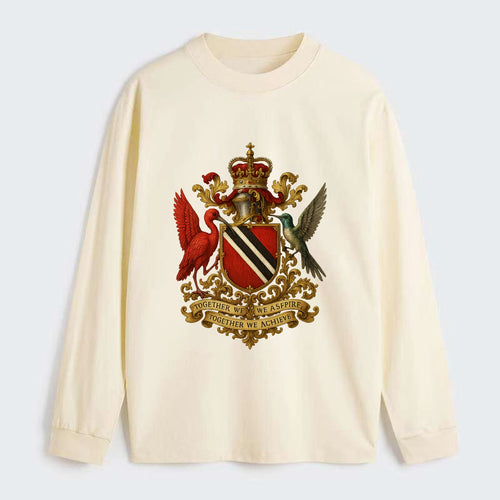 Trinidad Scarlet Ibis Emblem - Classic Long Sleeve Shirt