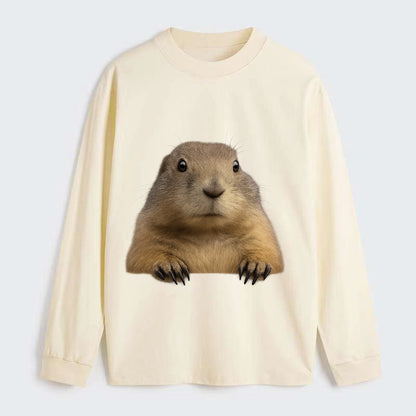 Prairie Dog  - Classic Long Sleeve Shirt - Beige