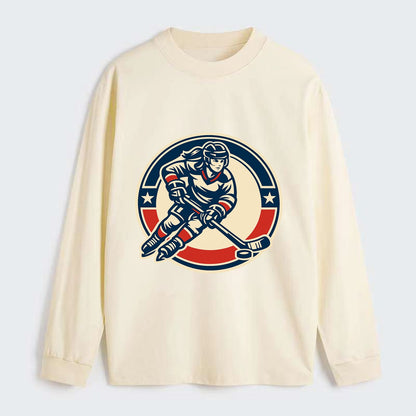 Fearless Ice Warrior - Classic Long Sleeve Shirt - Beige