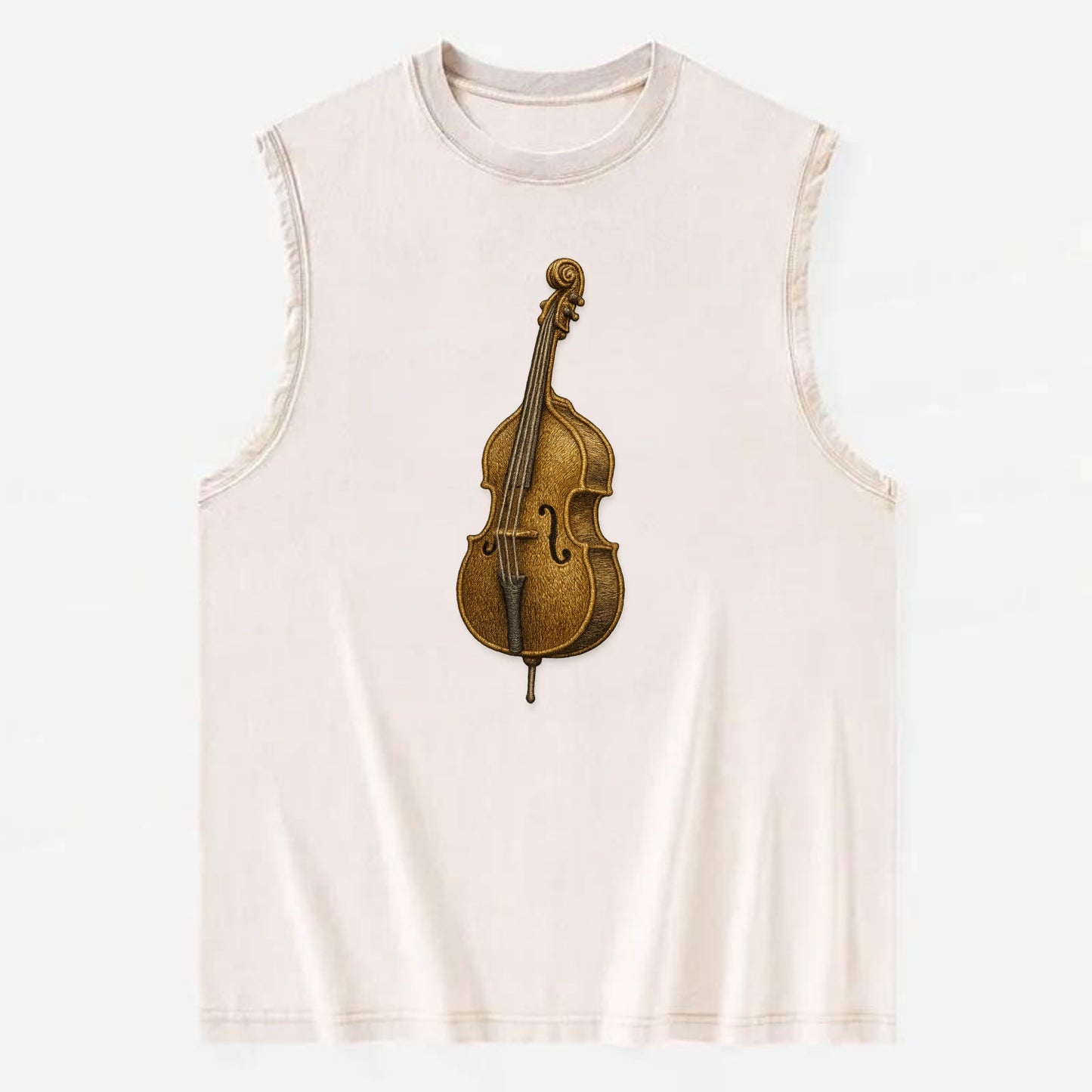 Acoustic Bass  - Vintage Washed Tank - Beige