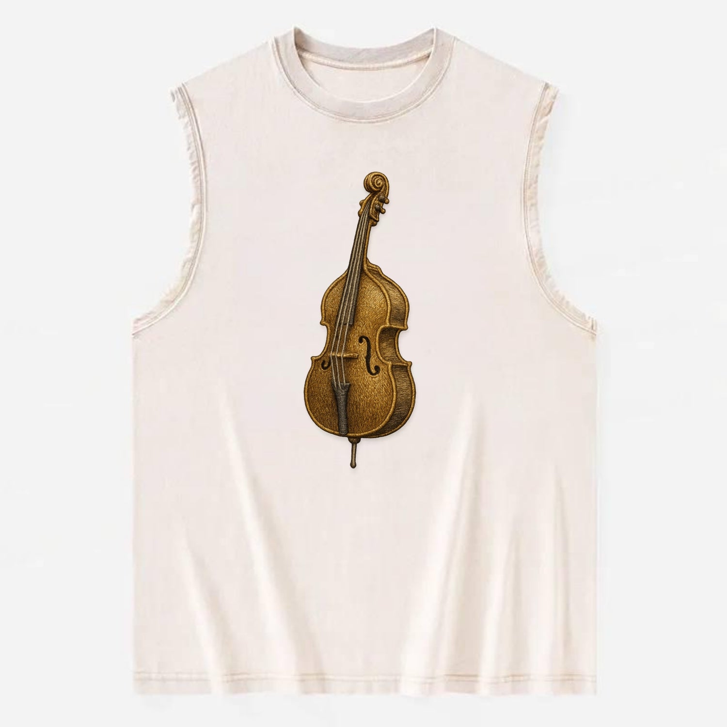 Acoustic Bass  - Vintage Washed Tank - Beige
