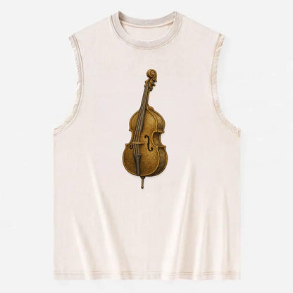 Acoustic Bass  - Vintage Washed Tank - Beige