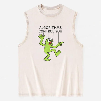 Whiskey Barrel  - Vintage Washed Tank - Beige