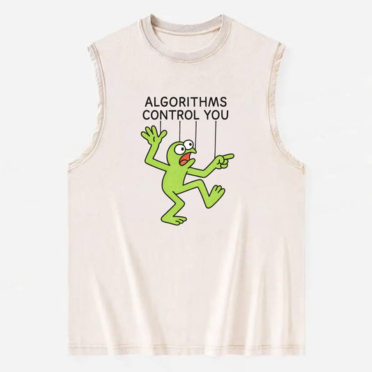 Whiskey Barrel  - Vintage Washed Tank - Beige