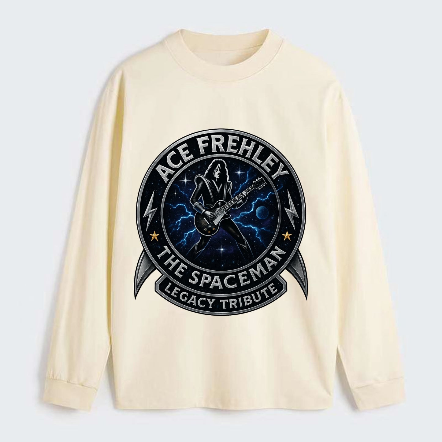 Ace Legacy Seal - Classic Long Sleeve Shirt - Beige