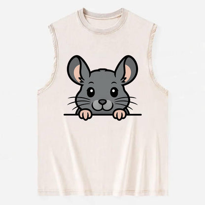 Chinchilla  - Vintage Washed Tank - Beige