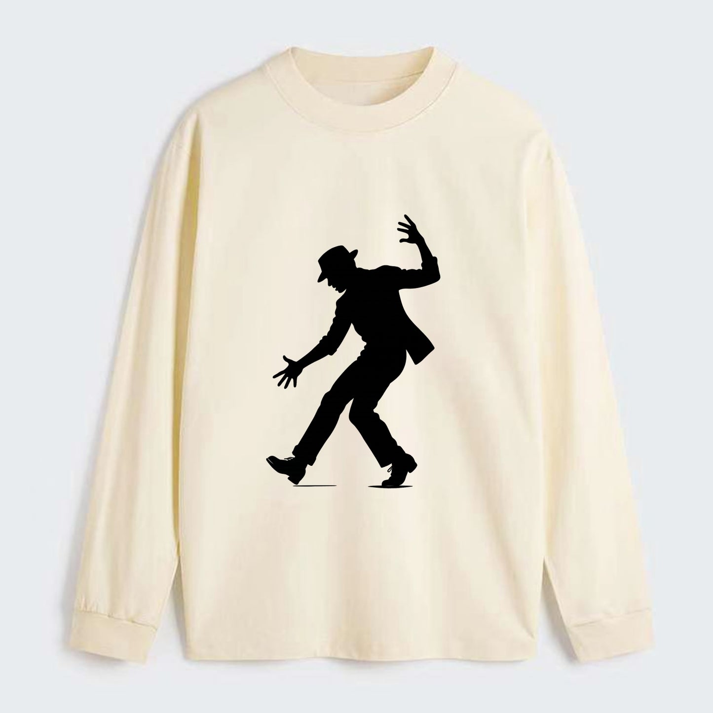 Tap dancer dramatic step - Classic Long Sleeve Shirt - Beige