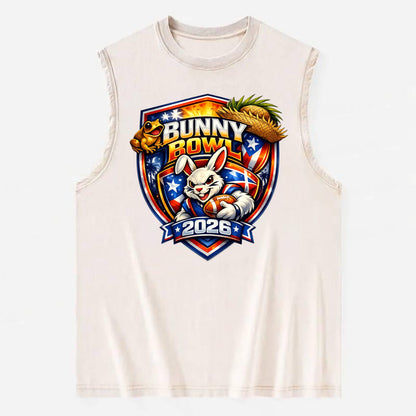 Bunny Bowl 2026 - Vintage Washed Tank - Beige