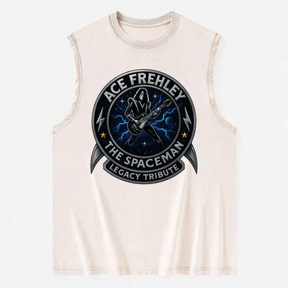 Ace Legacy Seal - Vintage Washed Tank - Beige