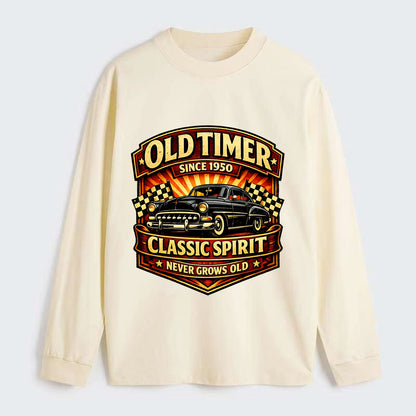 Old Timer Classic Spirit - Classic Long Sleeve Shirt - Beige