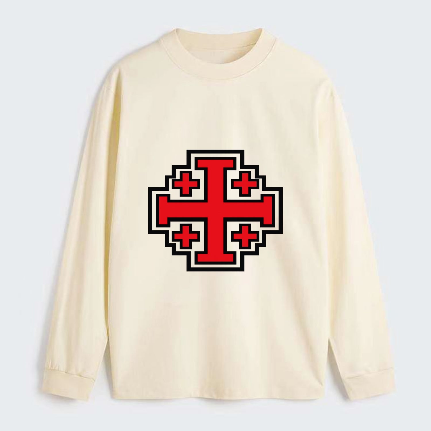 Heritage of Faith - Classic Long Sleeve Shirt - Beige