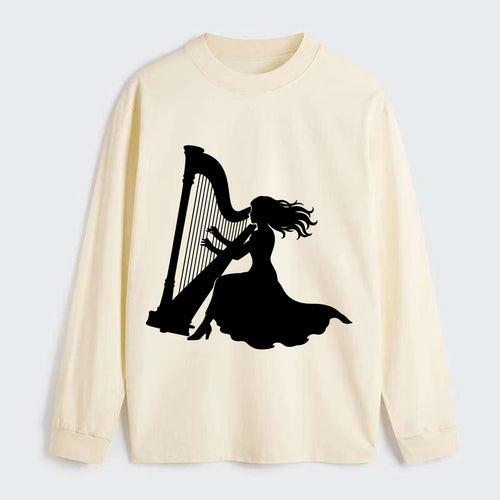 Harpist playing ethereal melody - Classic Long Sleeve Shirt