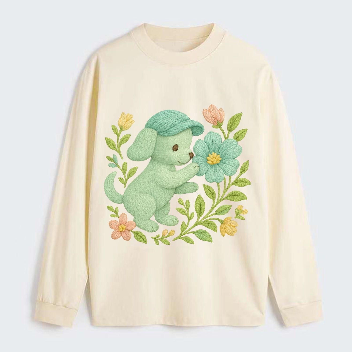 Mint Puppy - Classic Long Sleeve Shirt - Beige