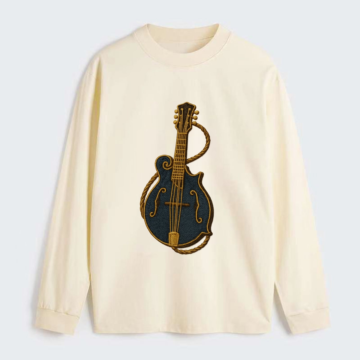 Mandolin  - Classic Long Sleeve Shirt - Beige