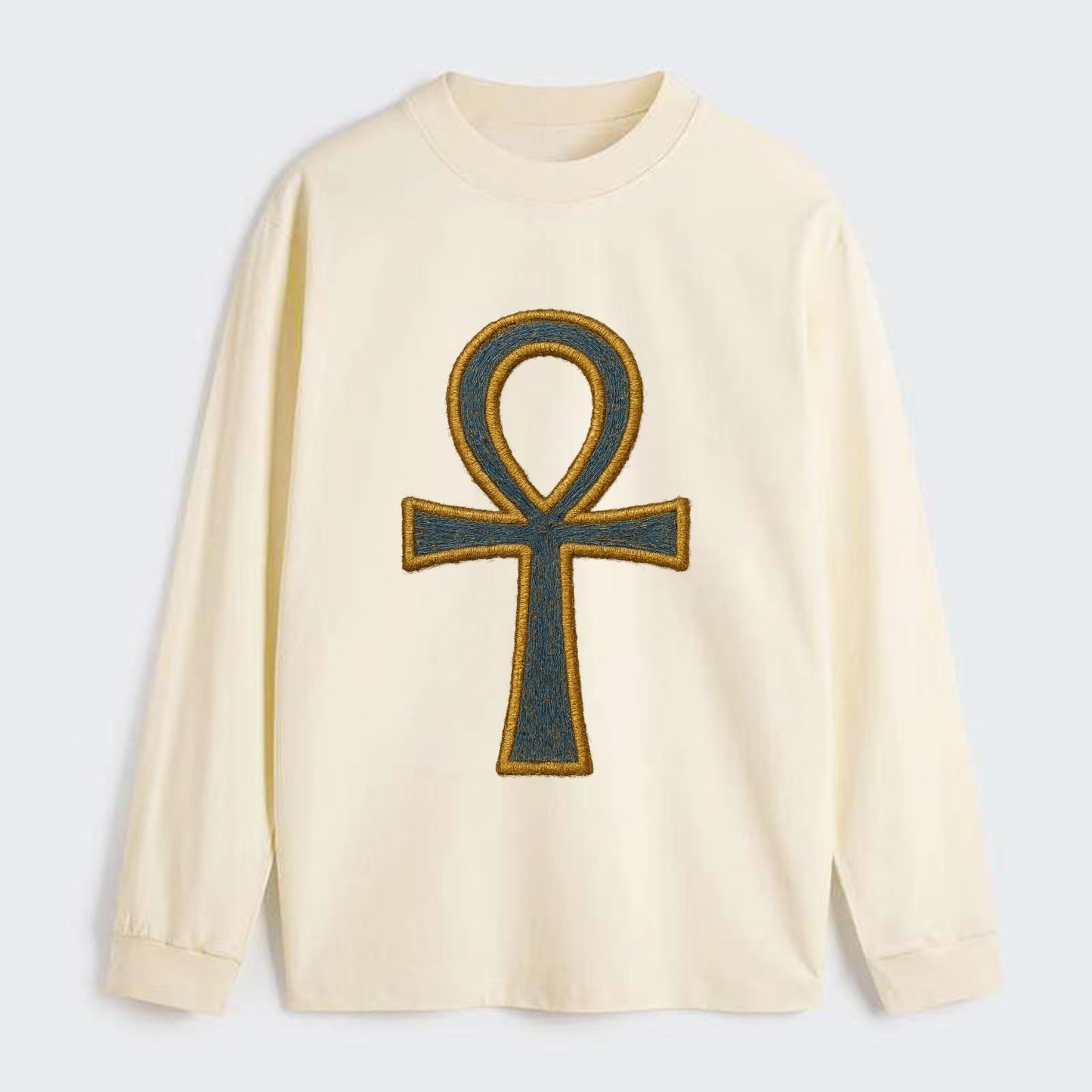 Ankh - Classic Long Sleeve Shirt - Beige