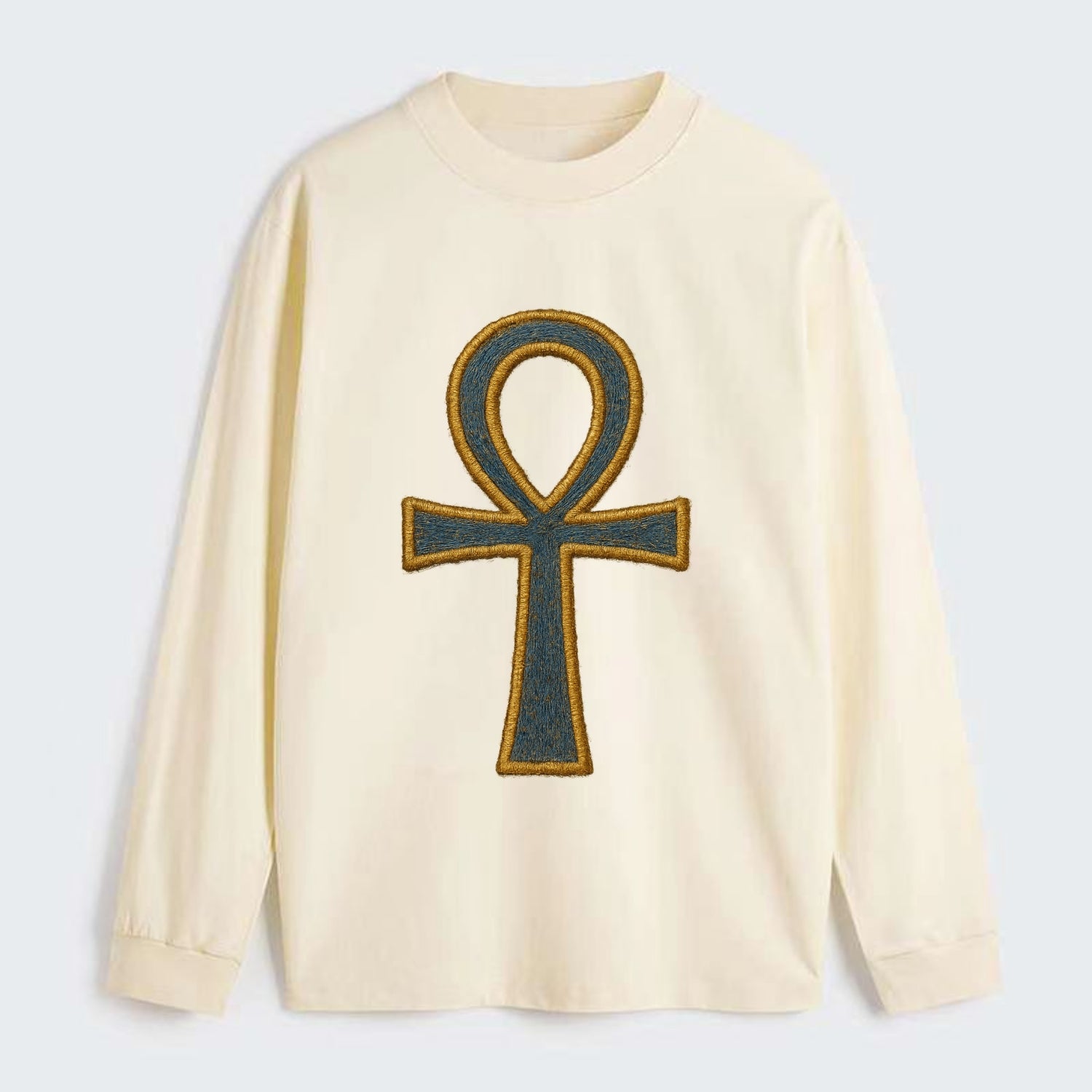 Ankh - Classic Long Sleeve Shirt - Beige