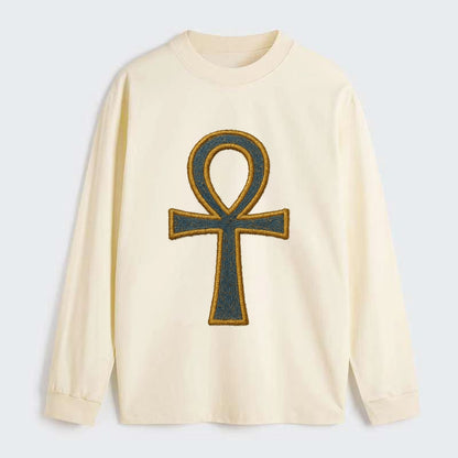 Ankh - Classic Long Sleeve Shirt - Beige