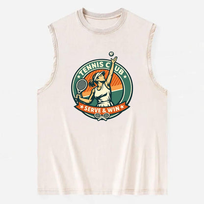 Ace in Motion - Vintage Washed Tank - Beige