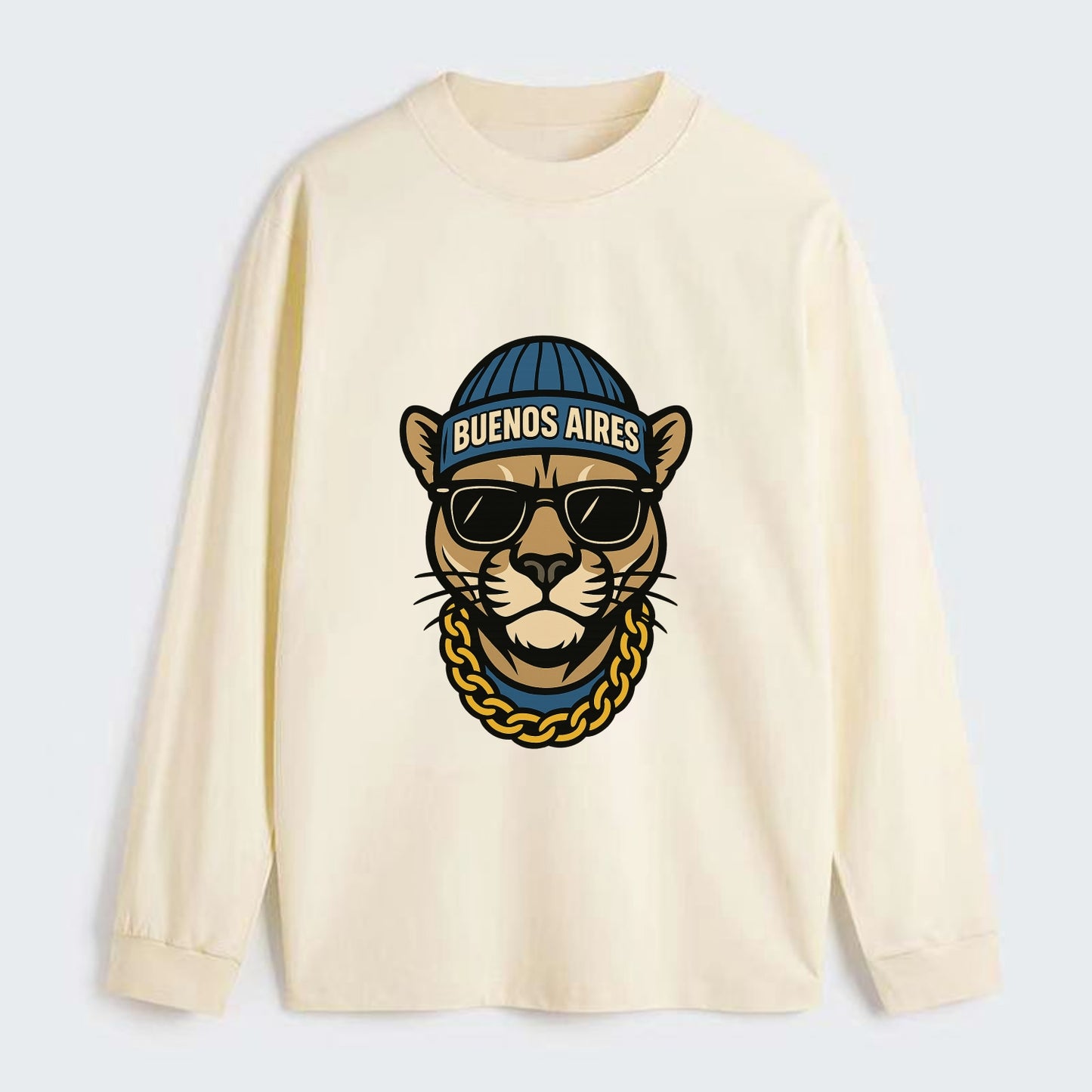 Buenos Aires Puma - Classic Long Sleeve Shirt - Beige