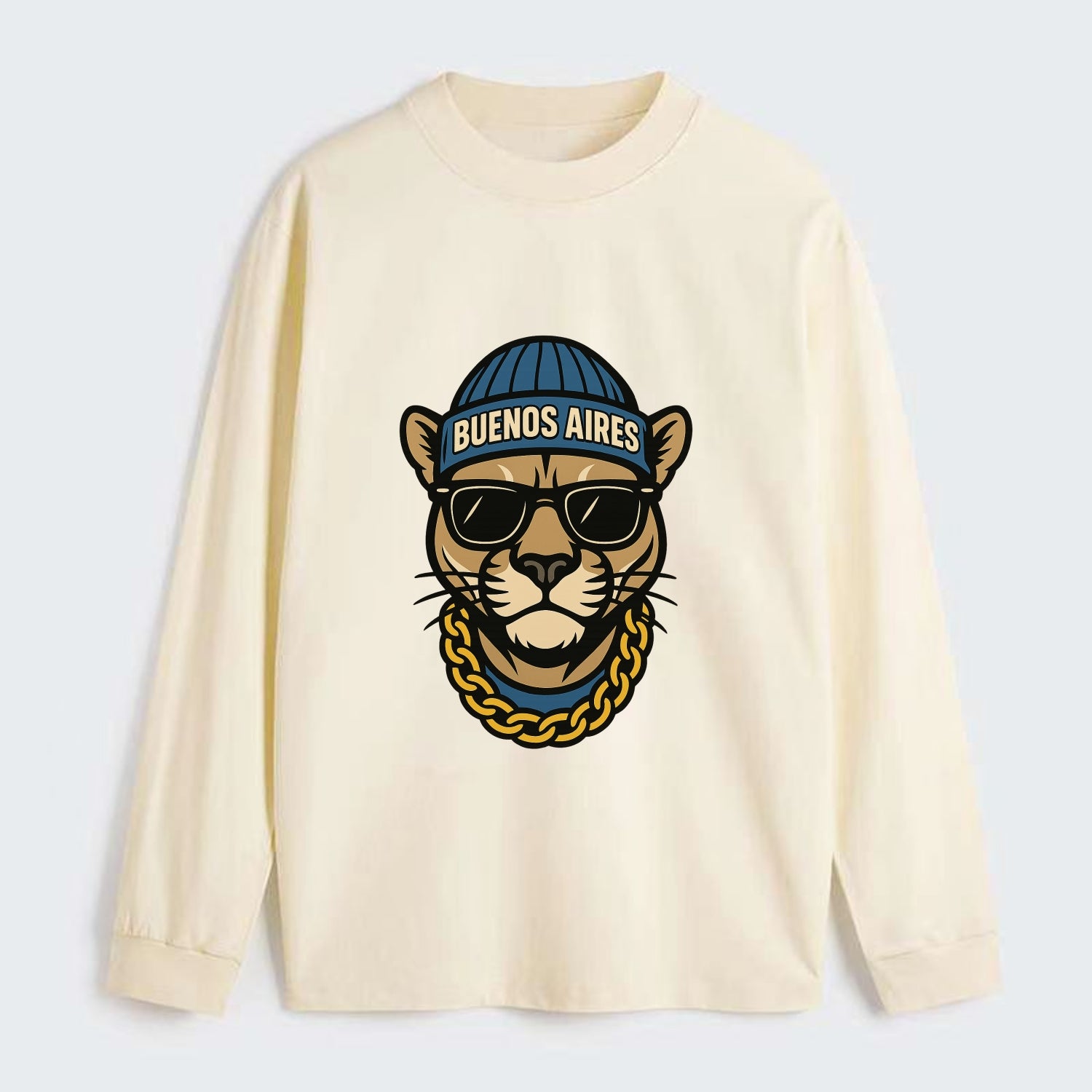 Buenos Aires Puma - Classic Long Sleeve Shirt - Beige